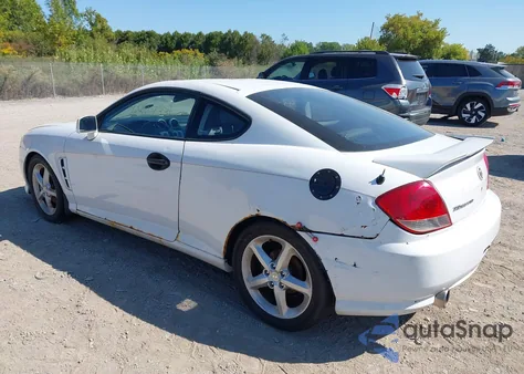 2006 Hyundai Tiburon Gt/Gt Limited/Se из США, поврежденный, VIN KMHHN65F66U201757